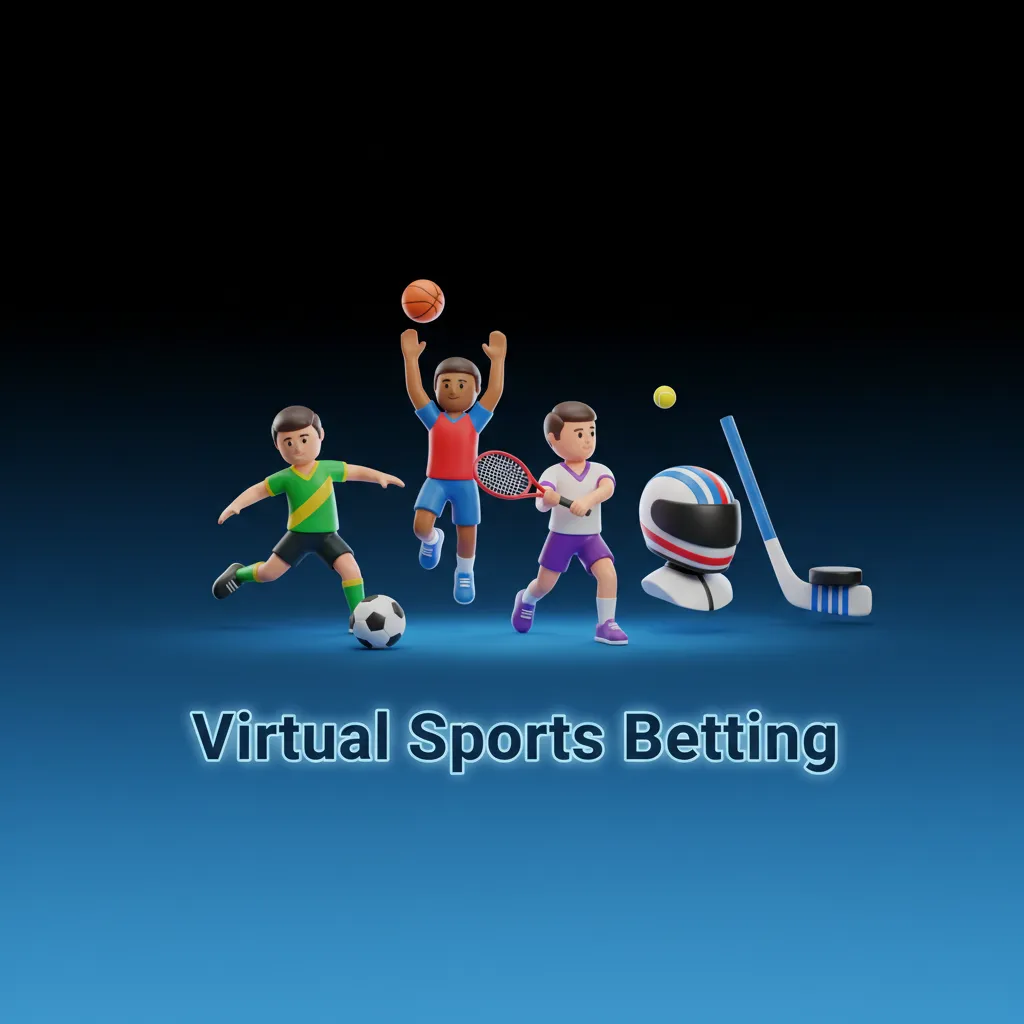 Virtual sports betting screen with 24/7 RNG events; popular in Pakistan: football, cricket, horse racing, tennis.