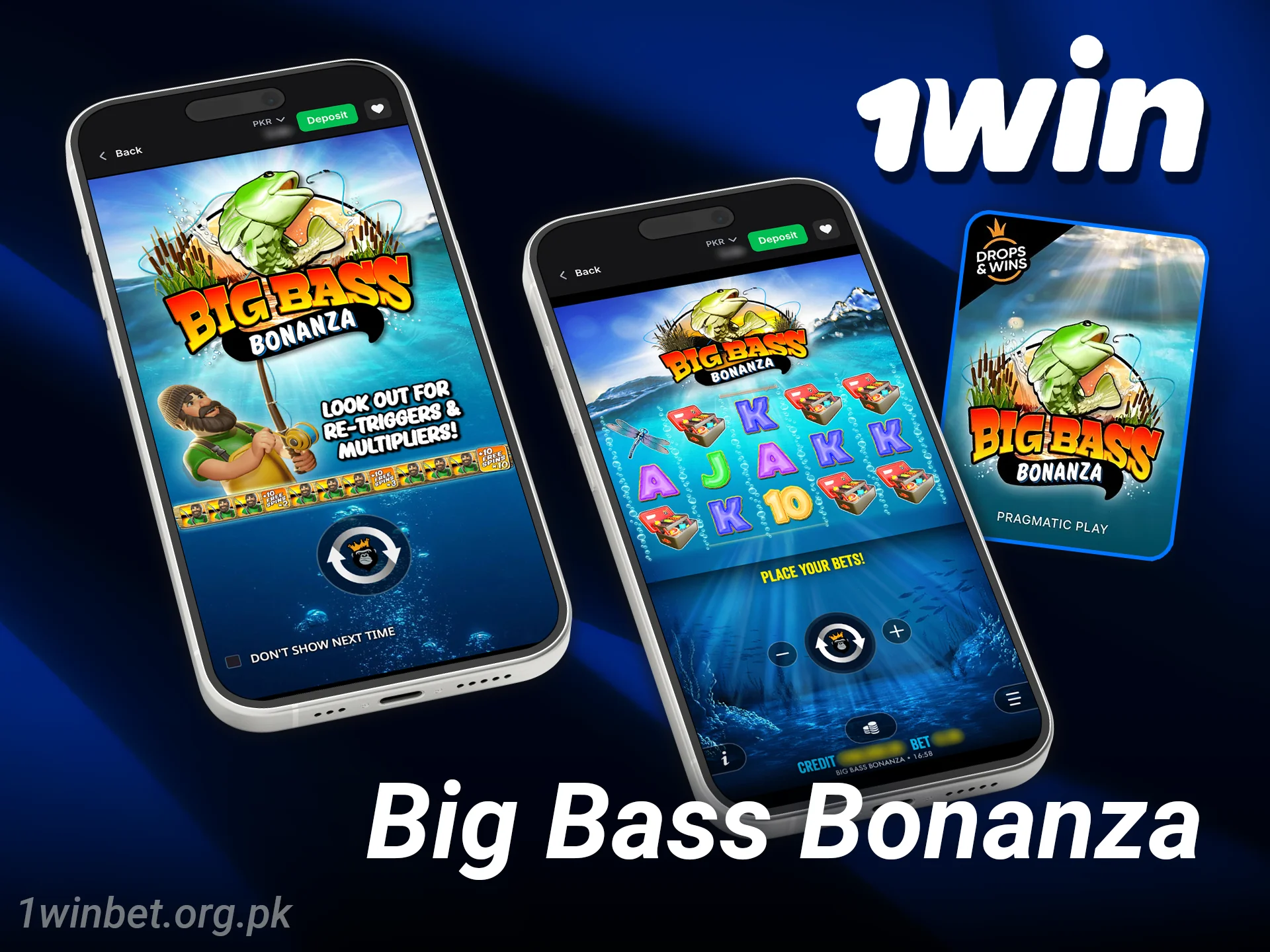 Catch big wins in Big Bass Bonanza at 1win casino.
