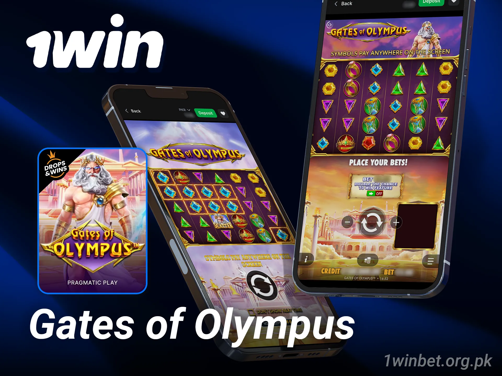 Enter Gates of Olympus using the 1win casino app.