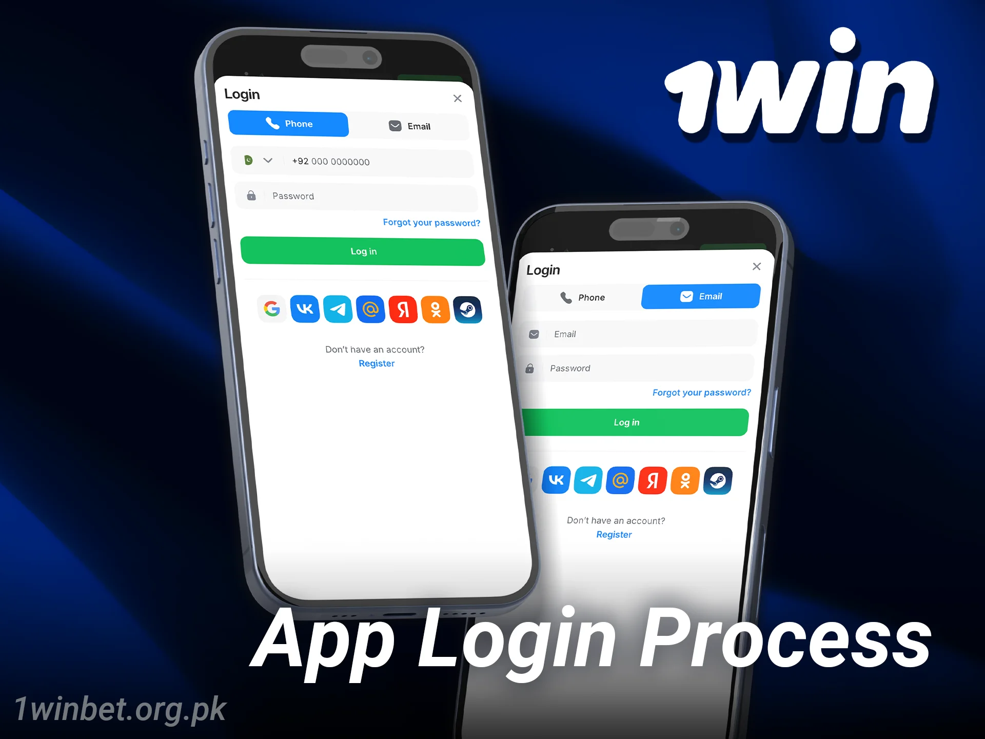See how to log in quickly using the 1win casino app.