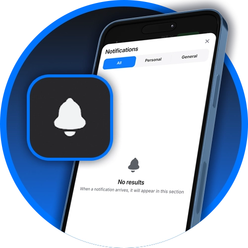 Get live notifications from the 1win casino app and never miss updates.