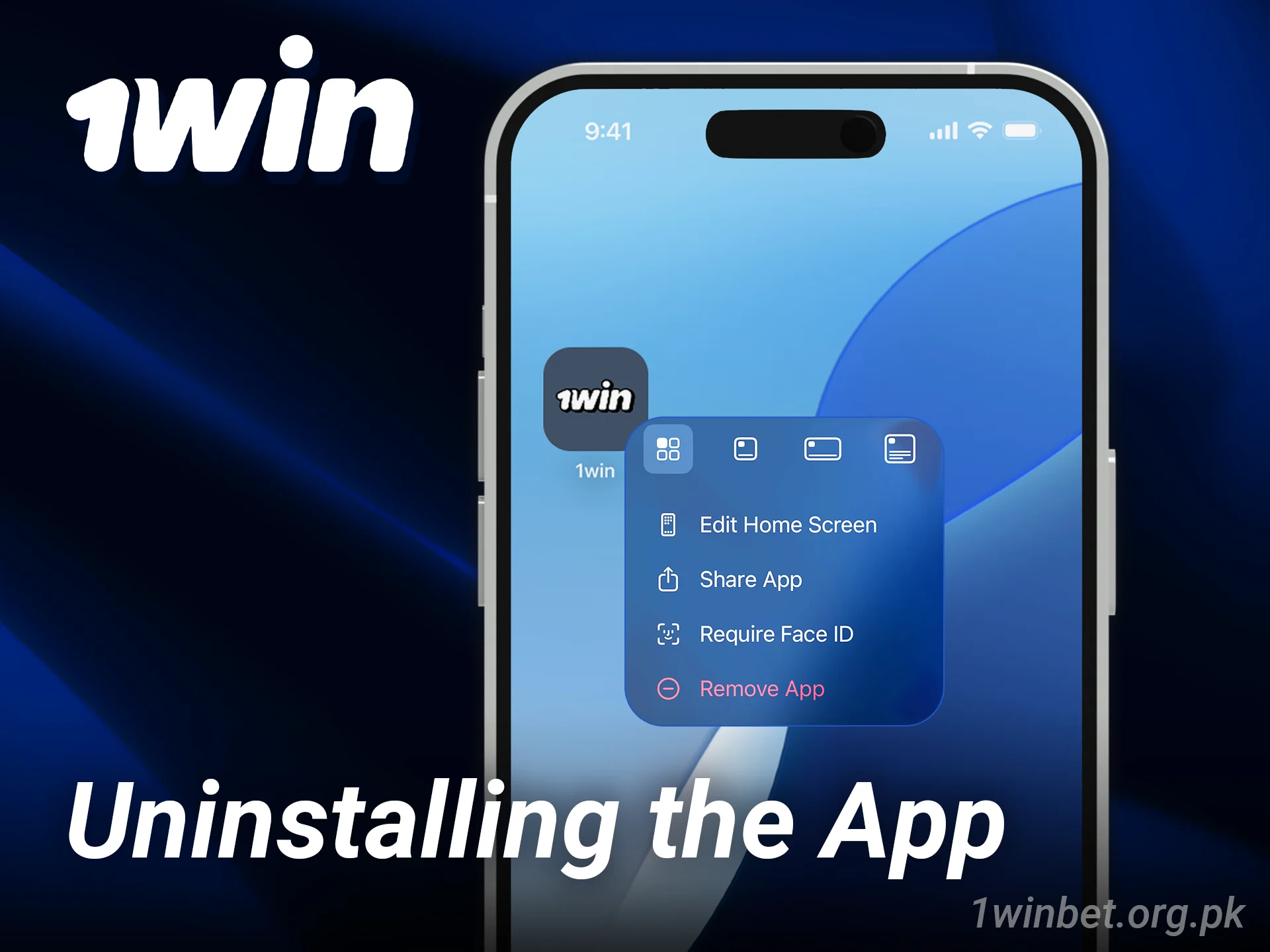 See how to uninstall the 1win casino app correctly.