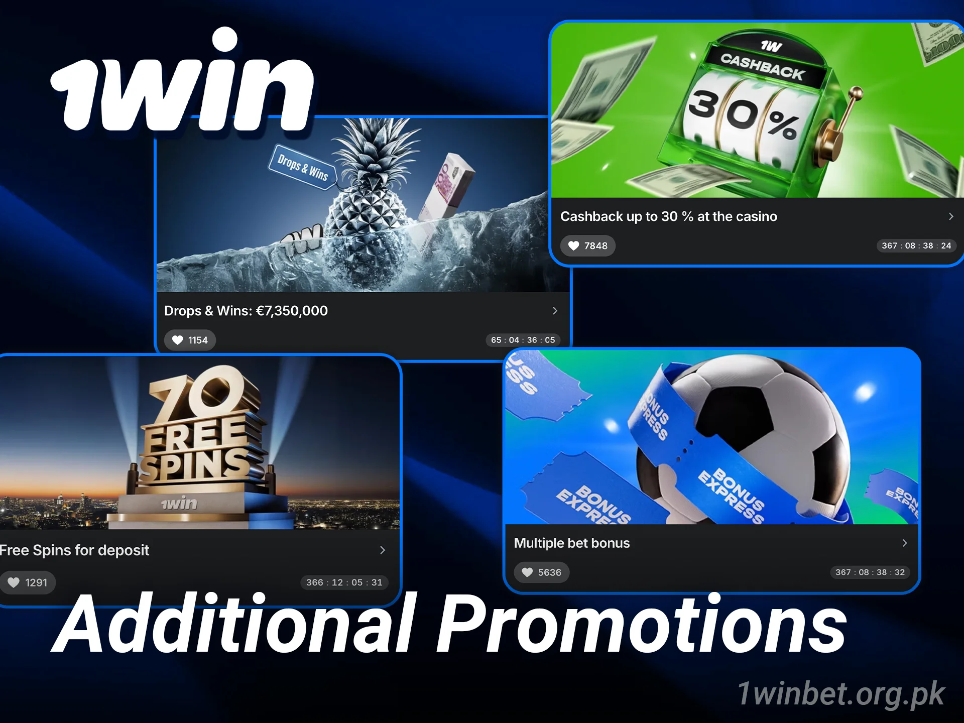 Discover extra promotions at 1win casino and claim rewards.