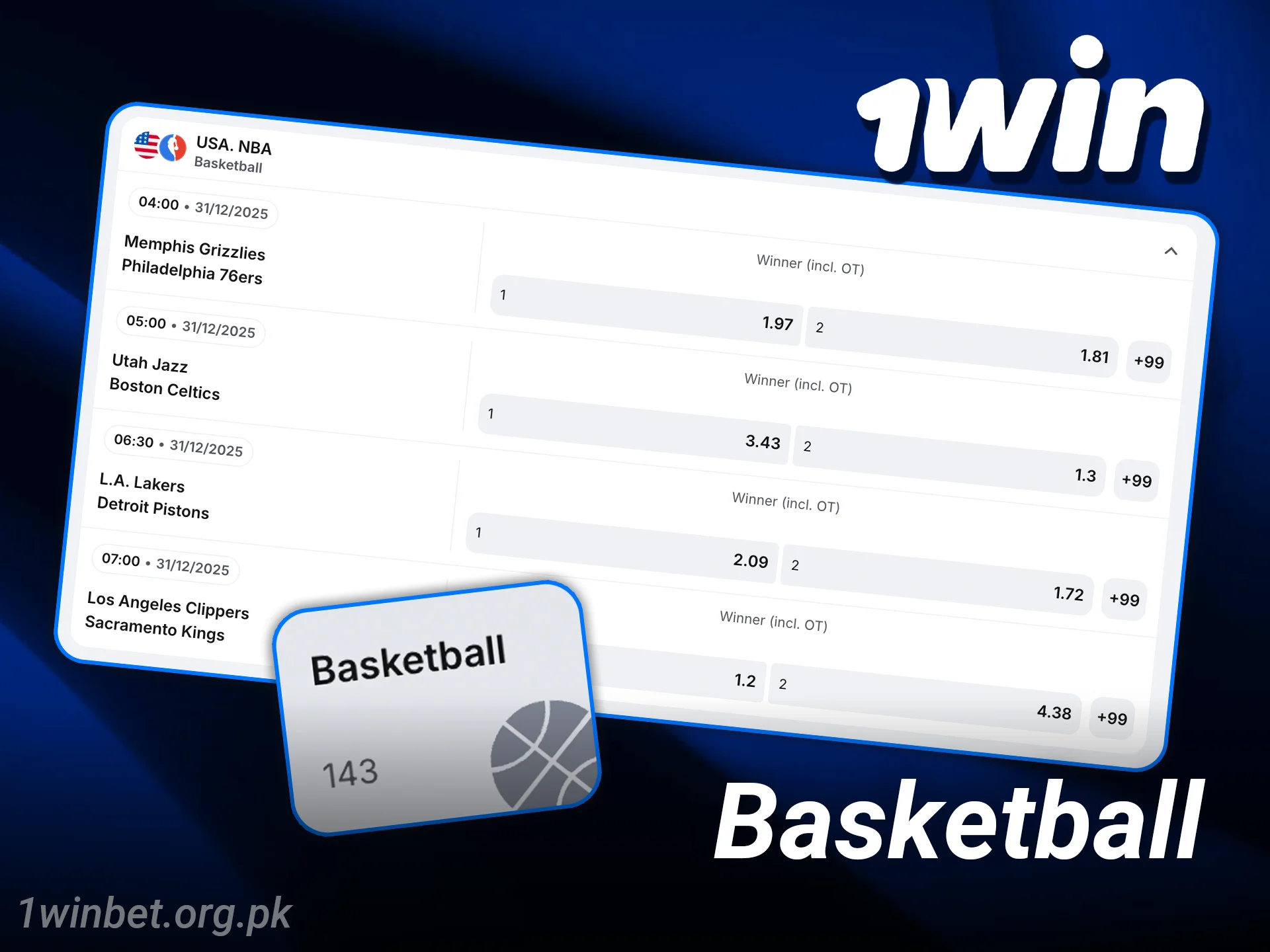 Join basketball betting events and score big wins at 1win casino.