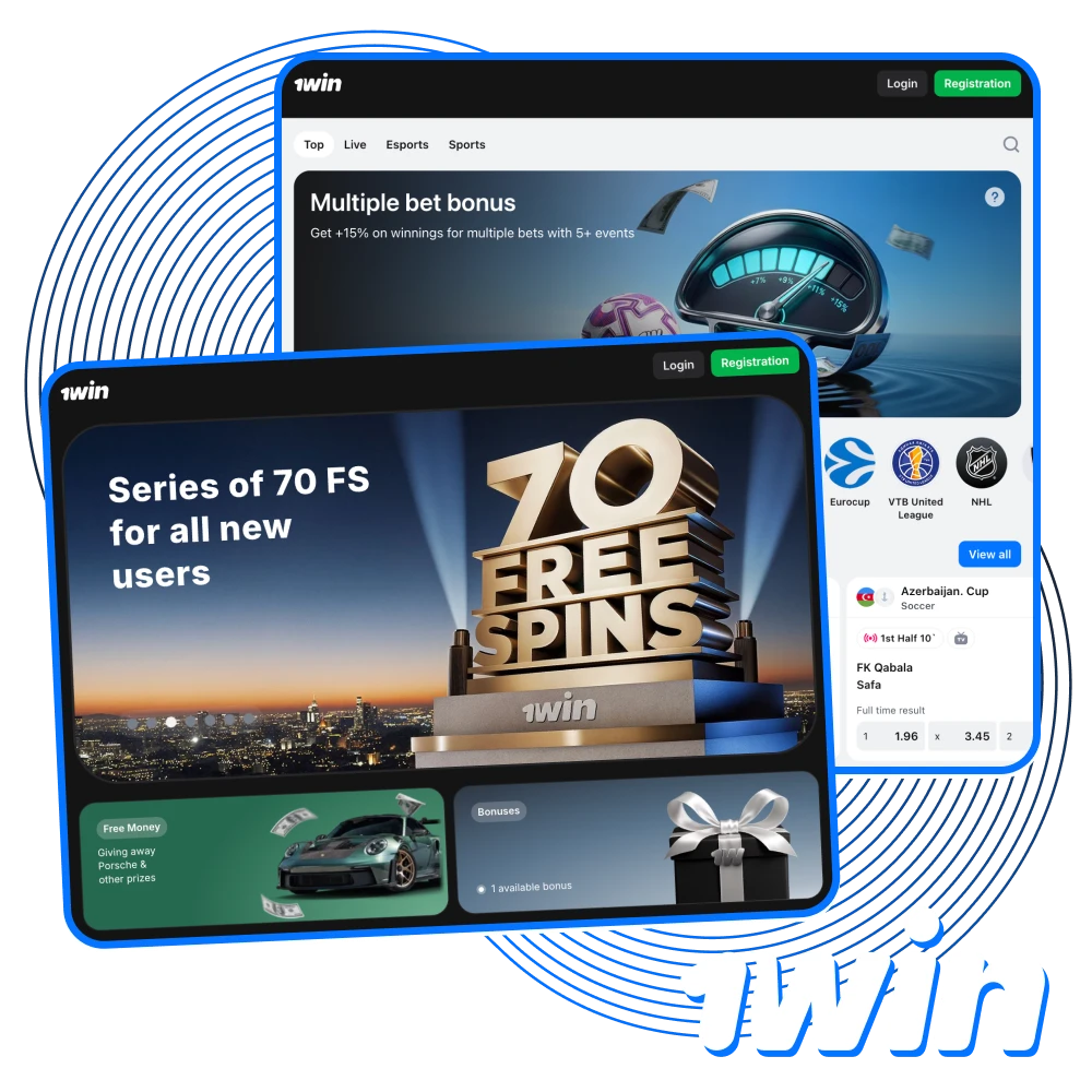 1win Pakistan official site: sports betting, casino, PKR/crypto deposits, up to 600% bonus, Android app, iOS PWA.