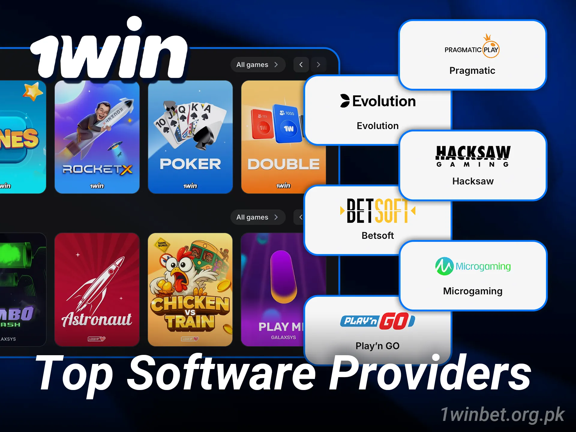 Discover games from leading providers at 1win casino today.