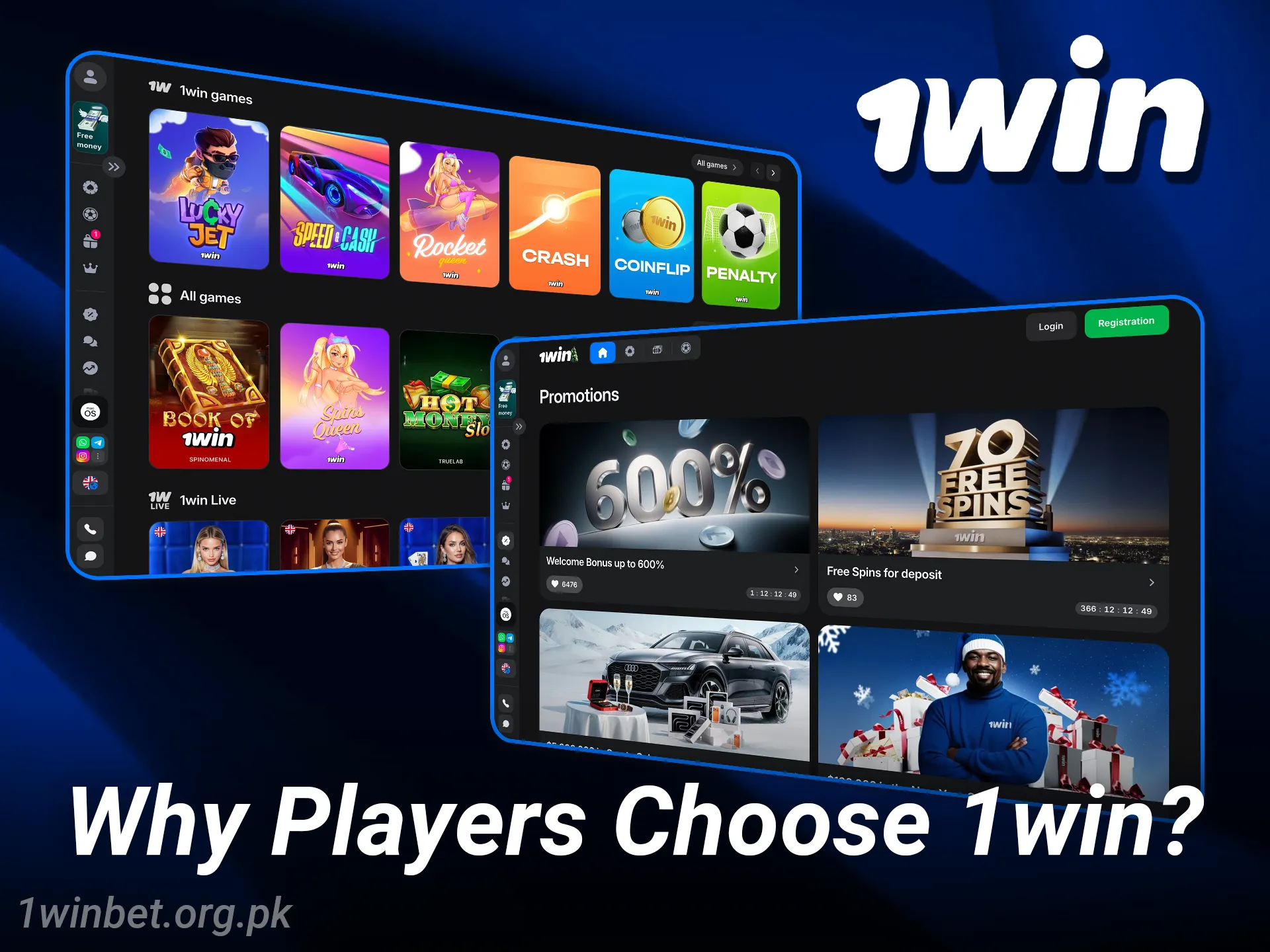See why 1win casino is a top choice for players in Pakistan.
