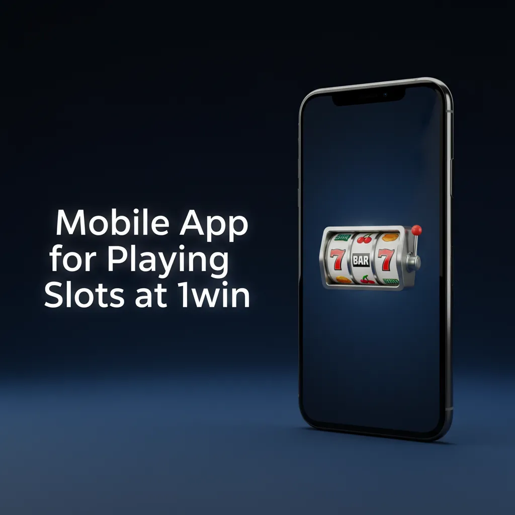 1win mobile slots app on phone, Slots lobby with filters, bottom menu, spin button, balance and deposit.