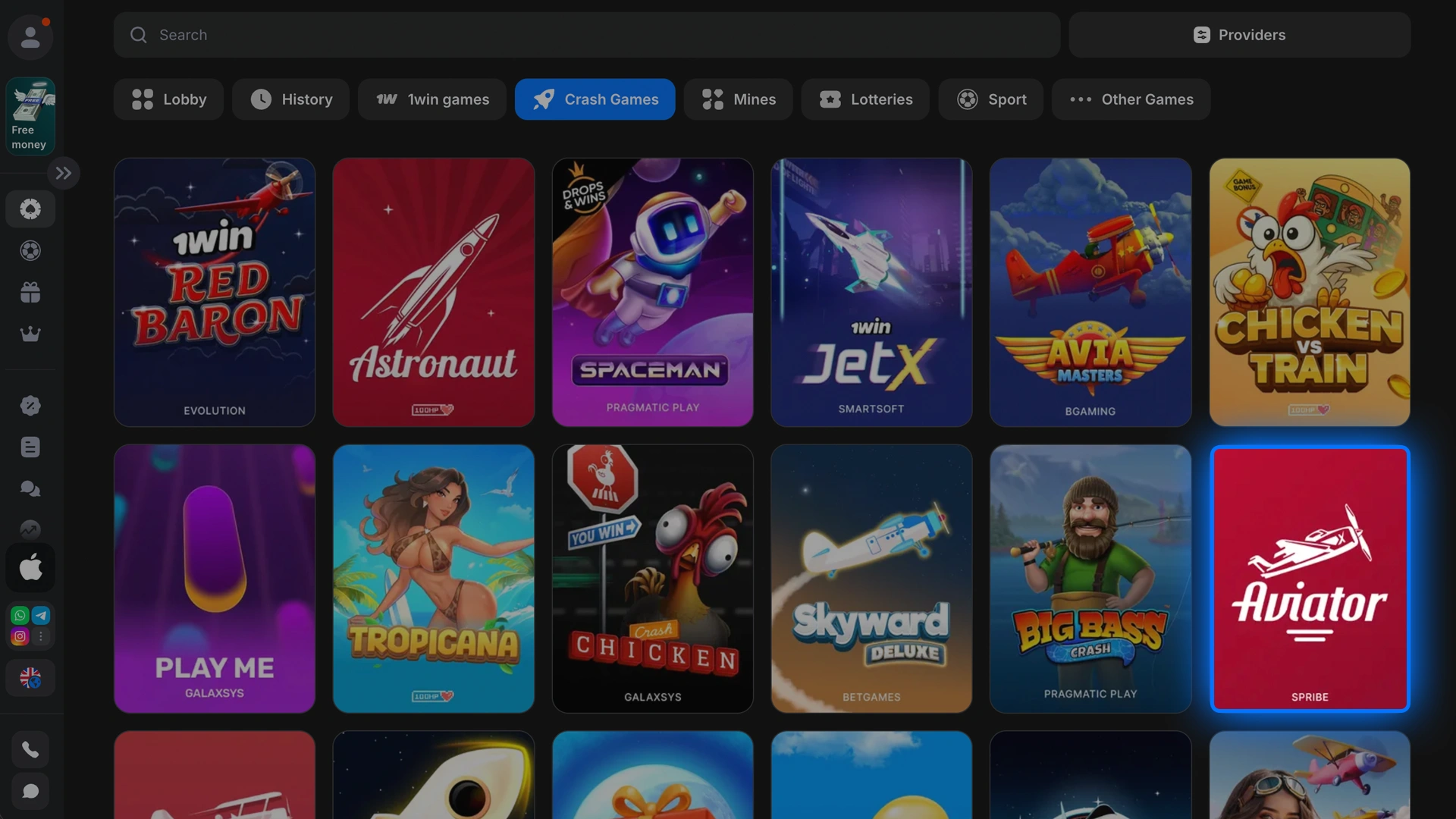 Open the Aviator game in the 1win casino lobby now.