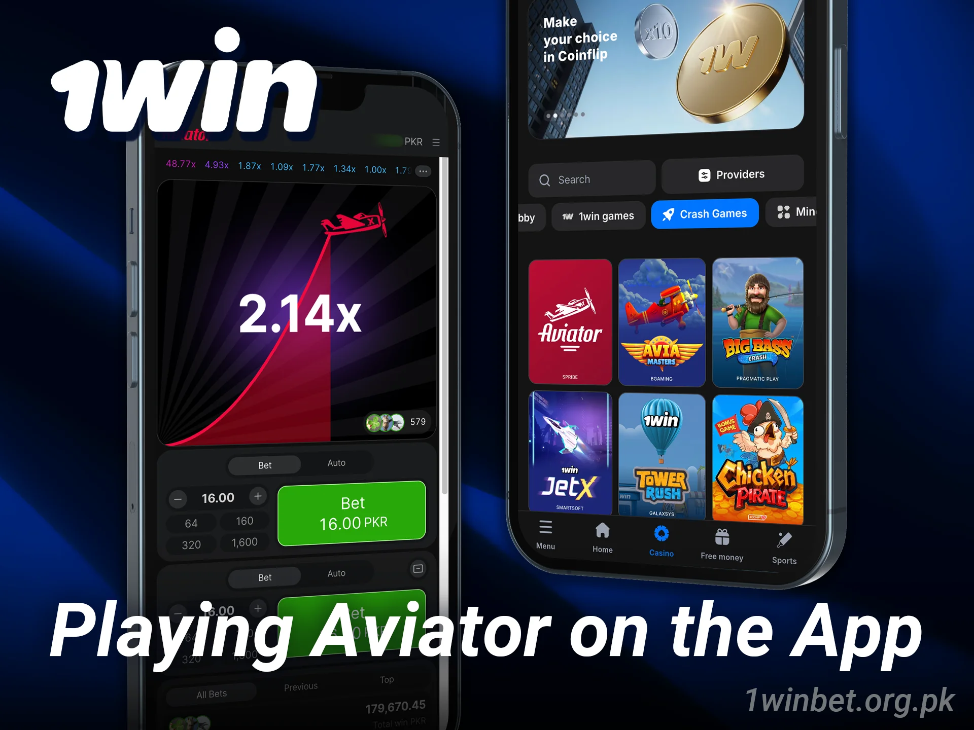 Experience seamless gameplay while playing Aviator on the 1win app.