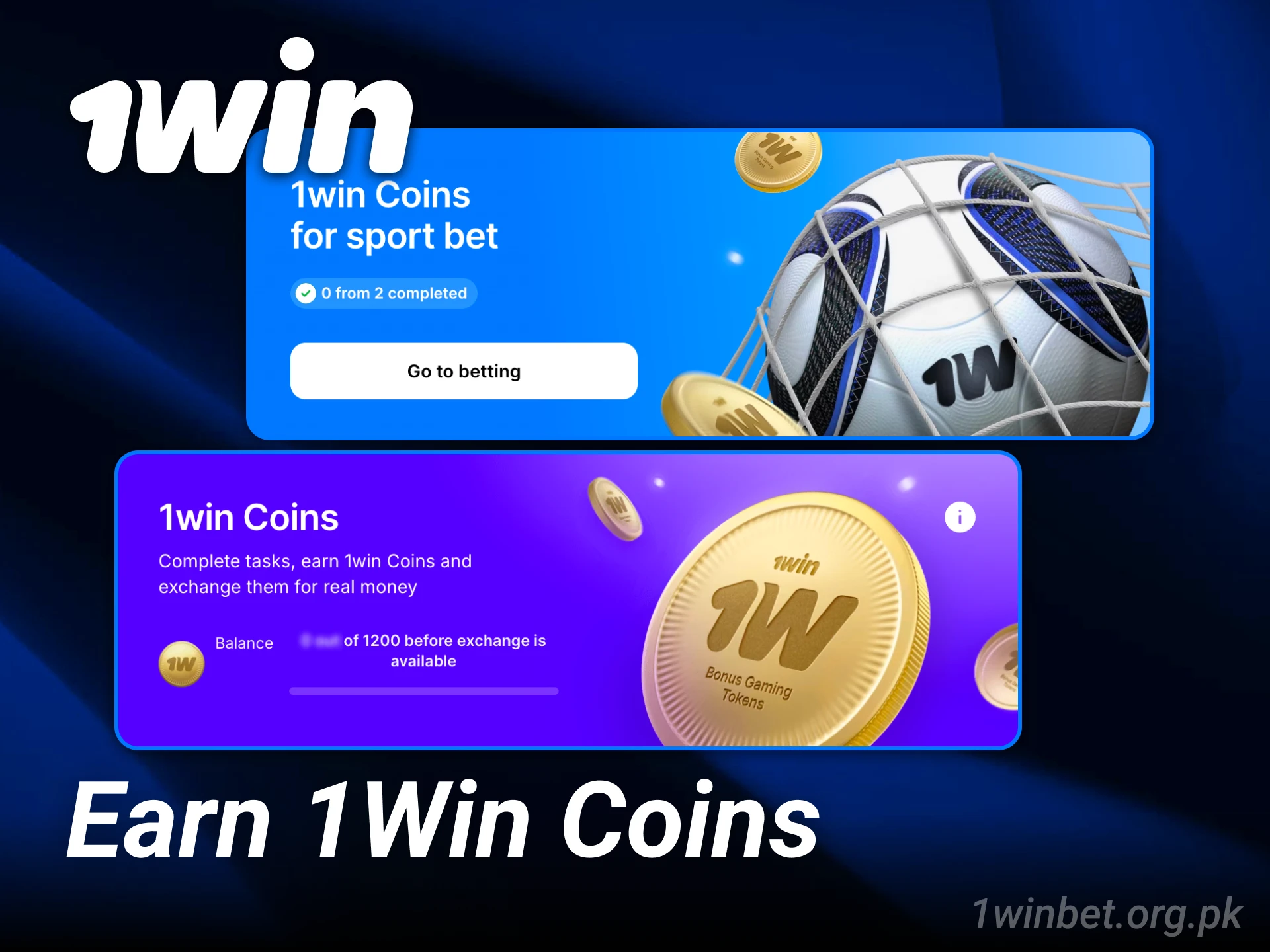 Exchange your 1win coins for real money to get extra bonus.