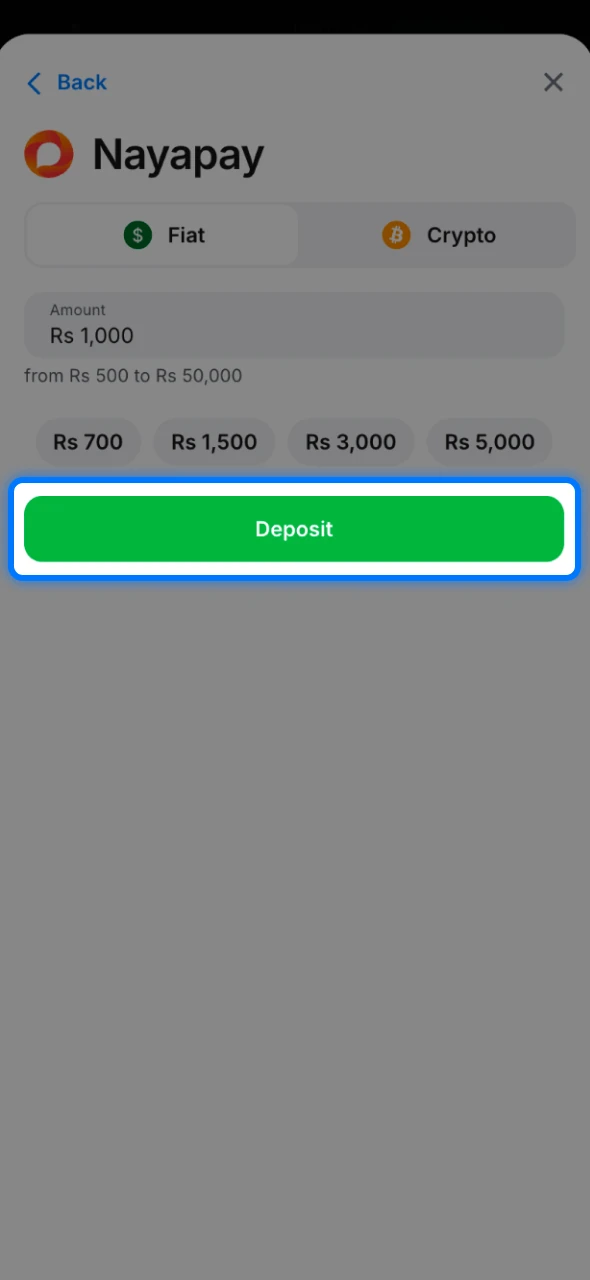 Make the deposit into your 1win account and enjoy playing your favorite games.