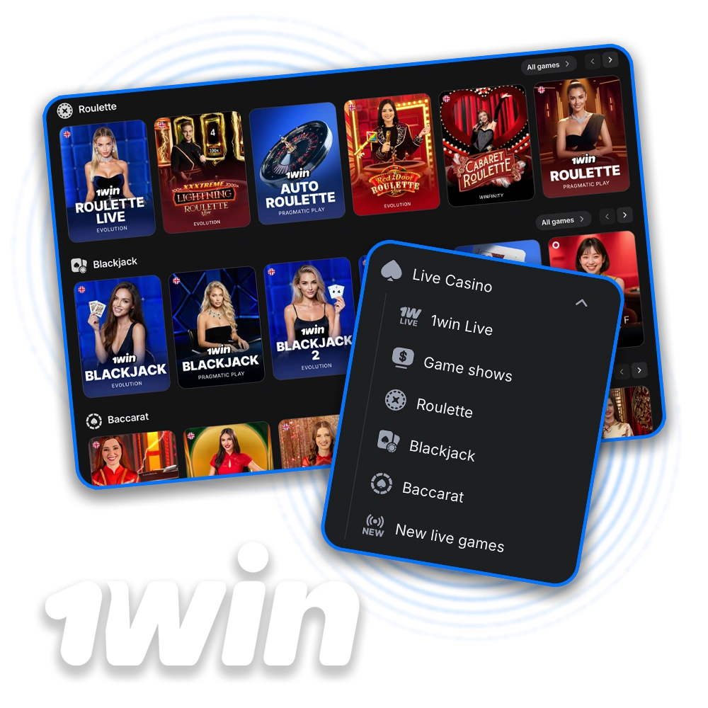 Experience the thrill of live casino games at 1win Pakistan.