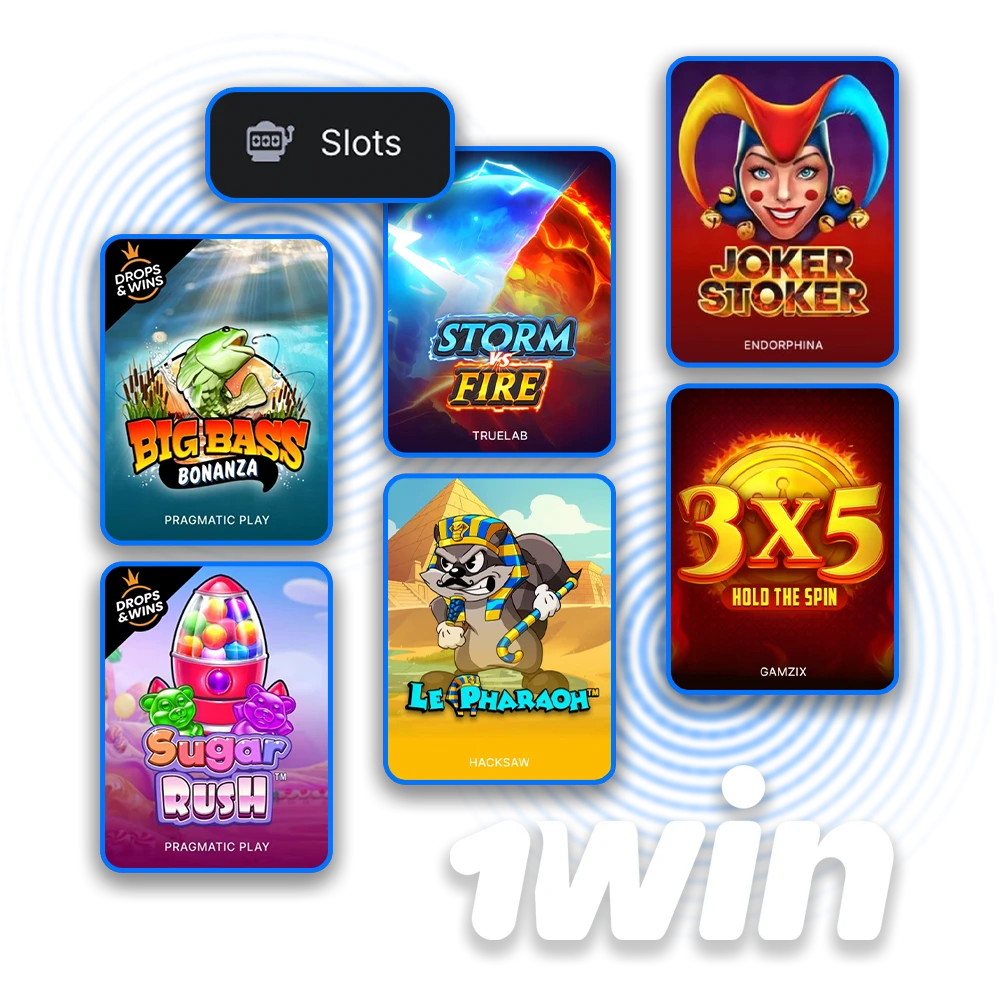 Explore the massive collection of 1win slots and find top-rated machines.