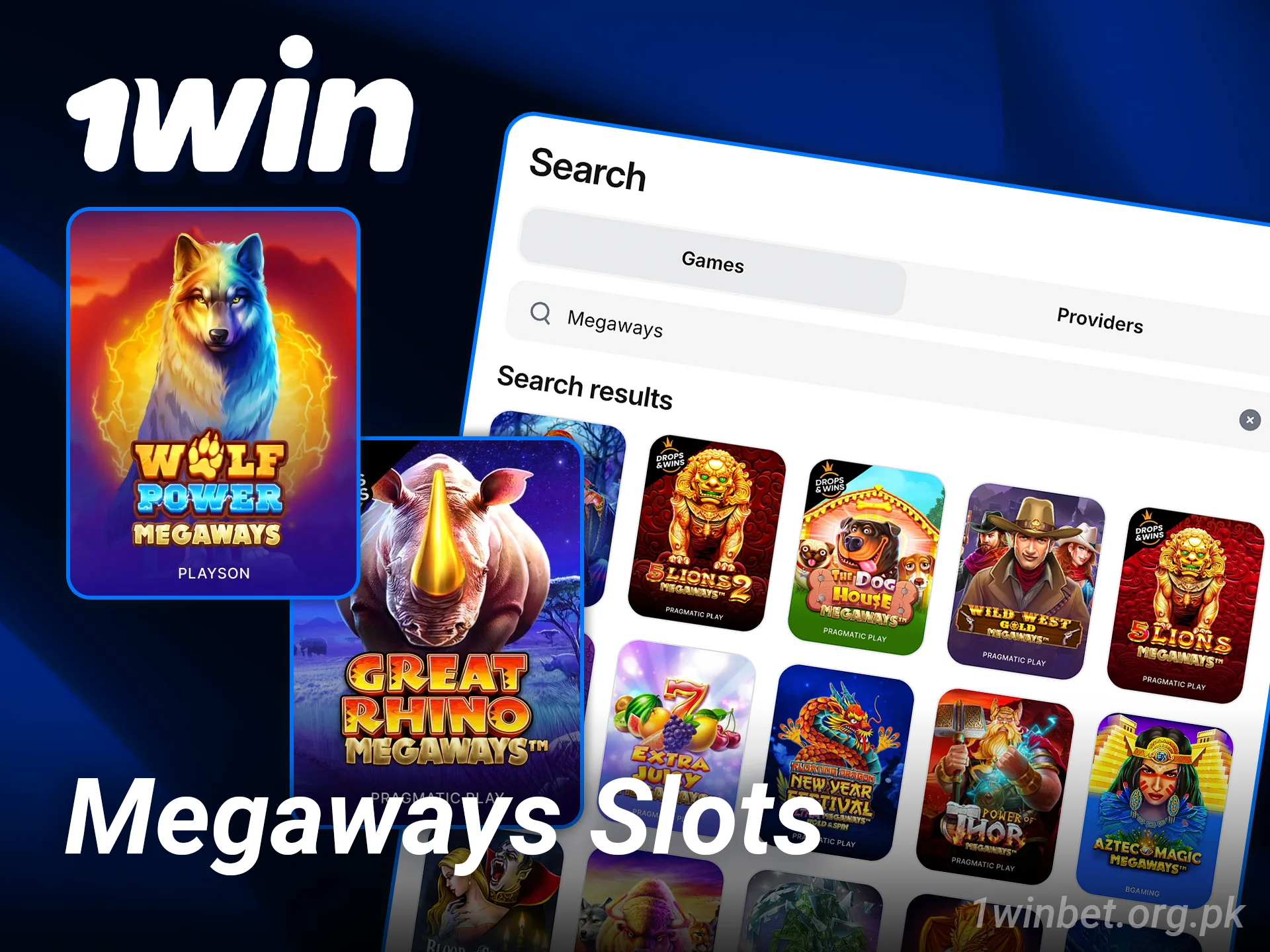 Experience thousands of ways to win with 1win Megaways slots.