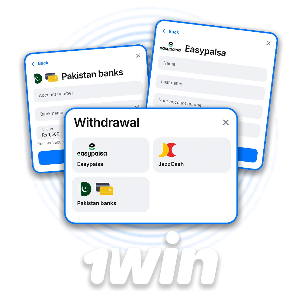 Explore all available 1win withdrawal methods to collect your winnings in Pakistan.