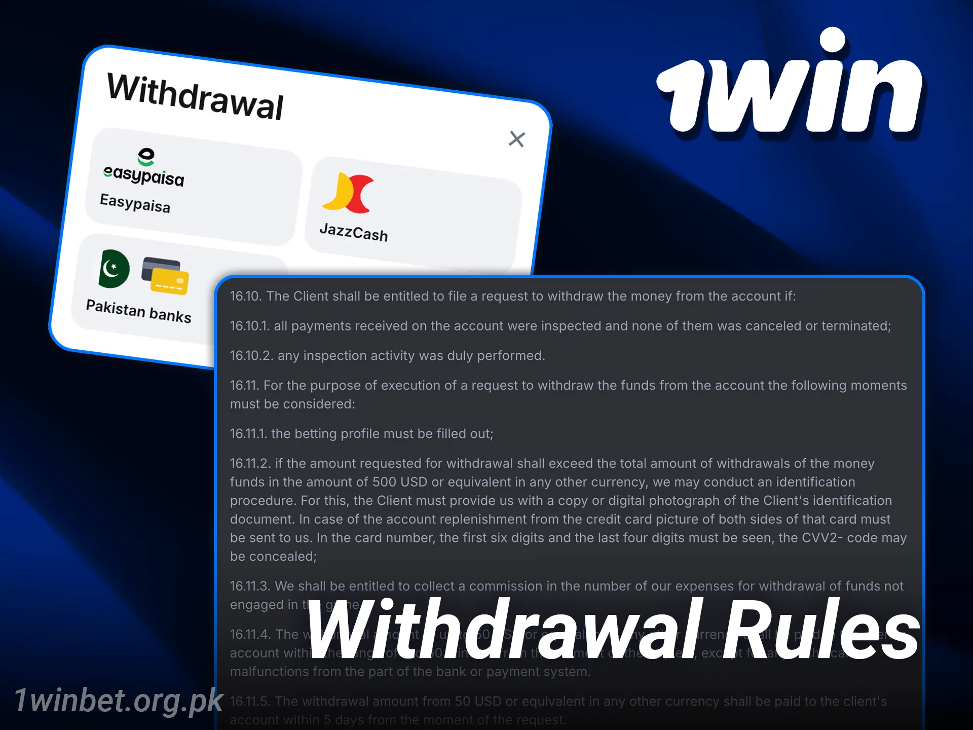 Review the 1win withdrawal rules and conditions to ensure a smooth payout process.